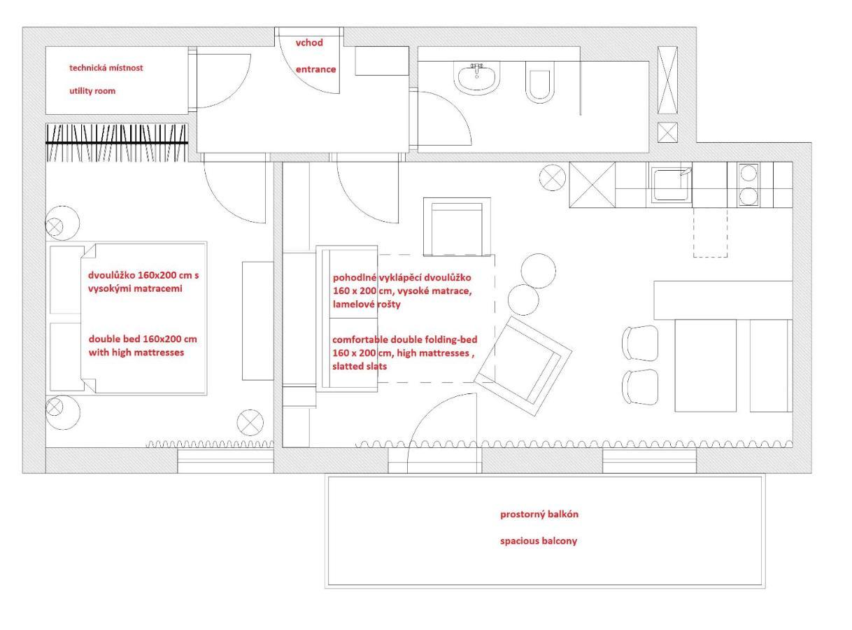 Apartman Plesivec U Sjezdovky Abertamy Kültér fotó